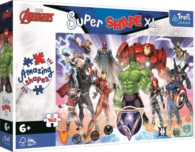 Puzzle Super Shape XL Avengers 160 pezzi