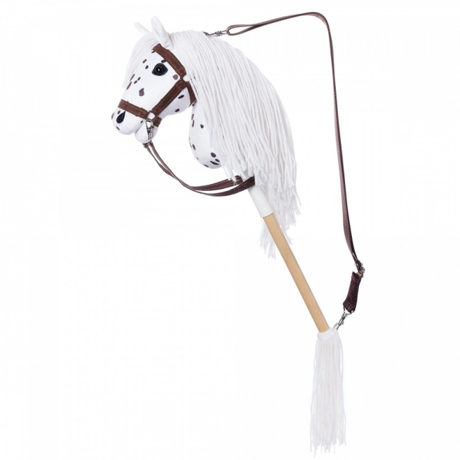 Hobby Horse HOPPIHORSE A4 Leopard - bianco