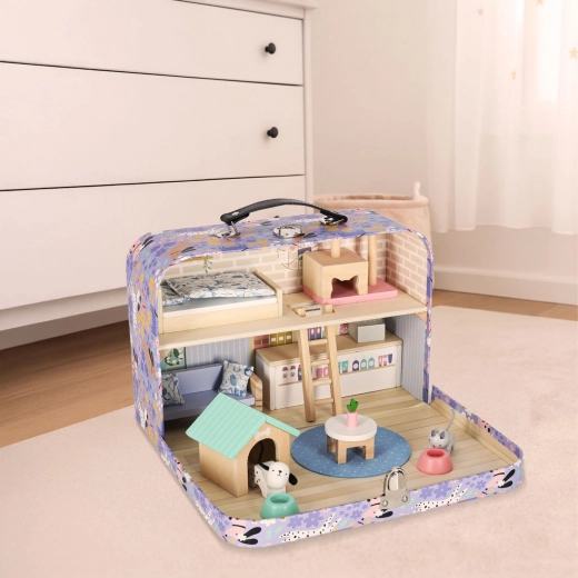 Mini alloggio a due piani con ricca dotazione