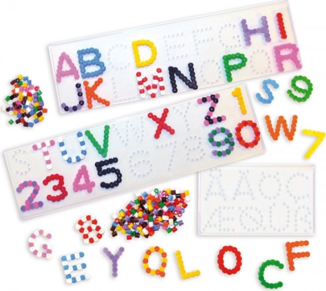 Tappetini Playbox per perline stirabili - Lettere e numeri