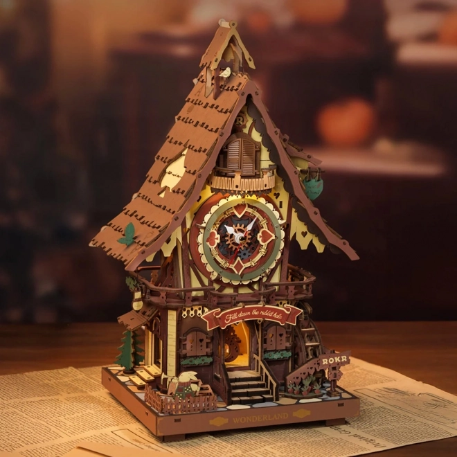 Puzzle Meccanico 3D Orologio a Cucù