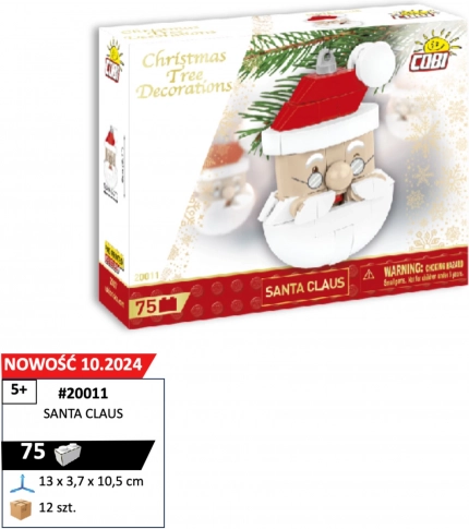 Cobi set di costruzione Babbo Natale decorazione natalizia