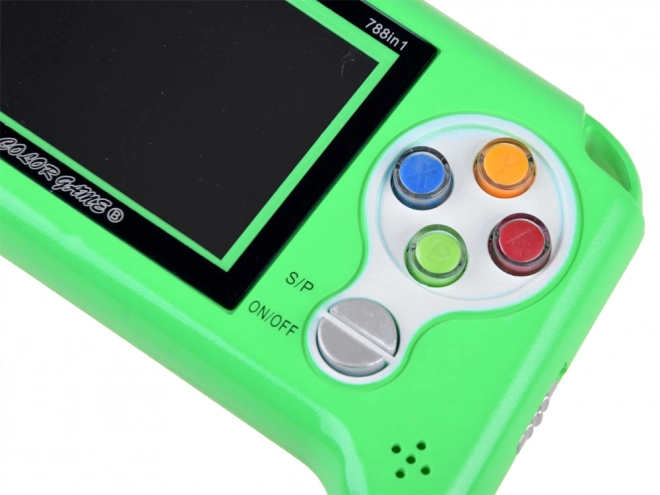 console portatile con 70 giochi – verde