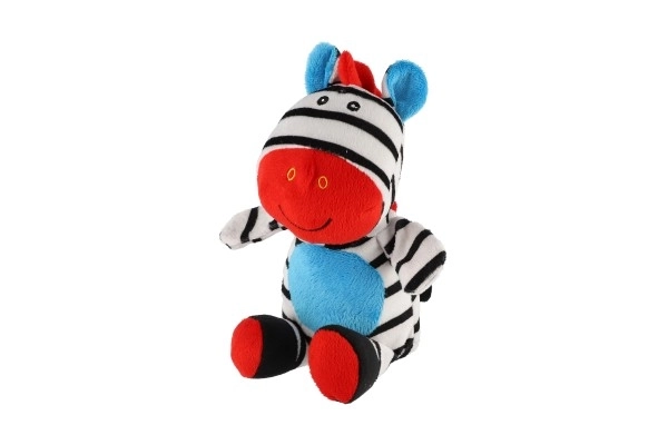 Zebra sonaglio in peluche 24 cm