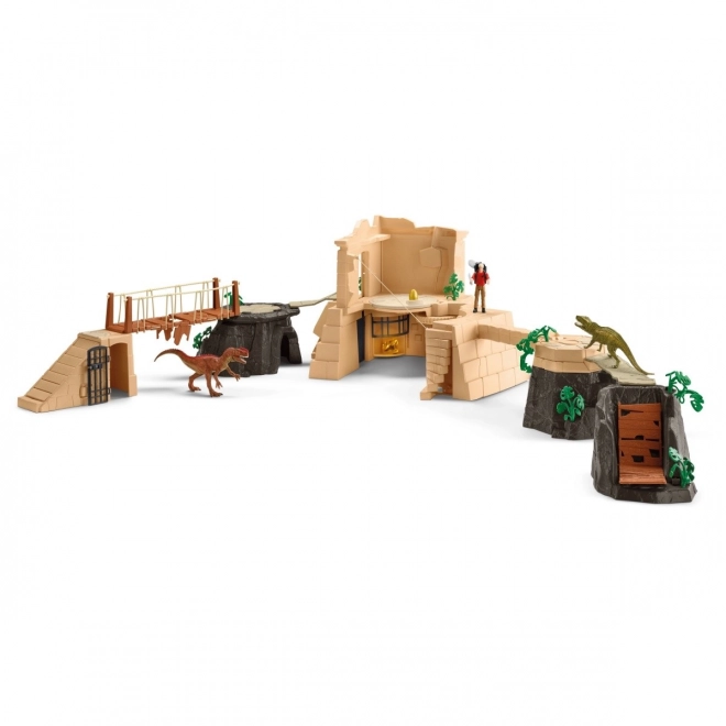 Set di figurine avventura nel tempio dei dinosauri