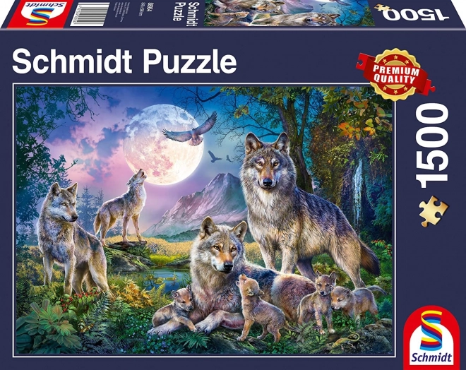 Puzzle SCHMIDT Lupi 1500 pezzi