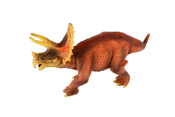 Dinosauro Triceratops in plastica 20 cm