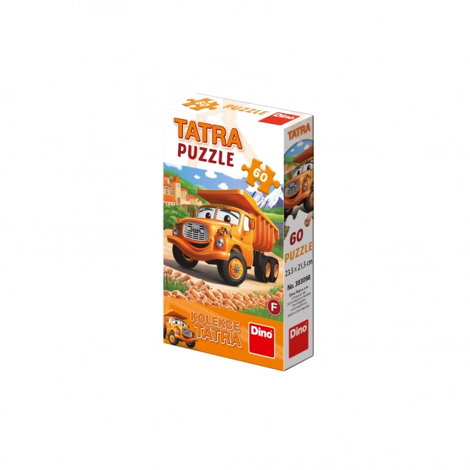 Puzzle Tatra Camion Giallo 60 Pezzi