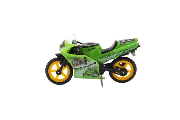 Modello Di Motocicletta Da Corsa In Metallo/Plastica 8cm