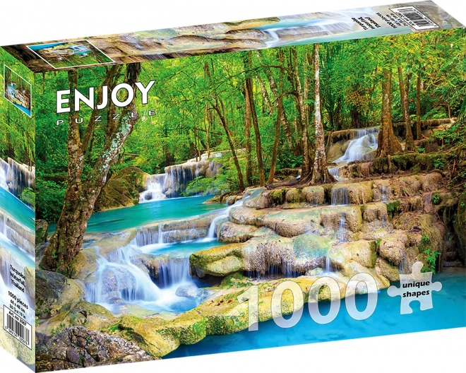 Puzzle cascata turchese, Thailandia 1000 pezzi