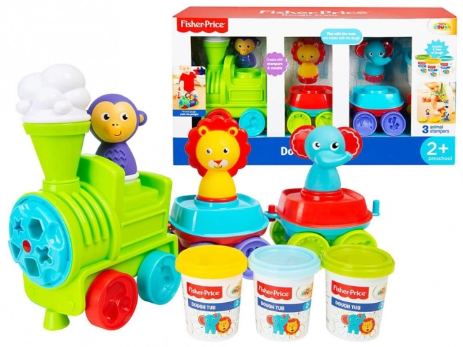 Treno Creativo con Pasta da Modellare Fisher Price