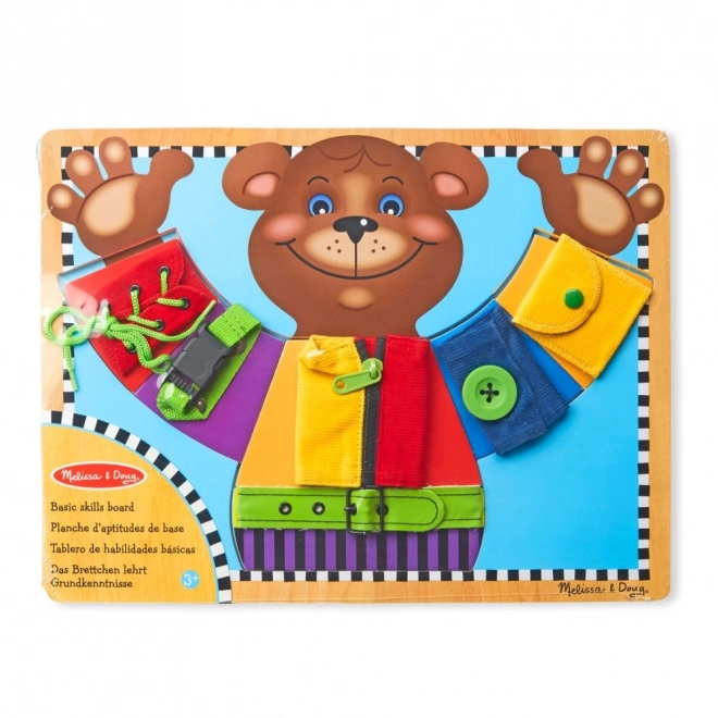 Melissa and Doug - Tabellone Motorico Vesti l'Orsetto