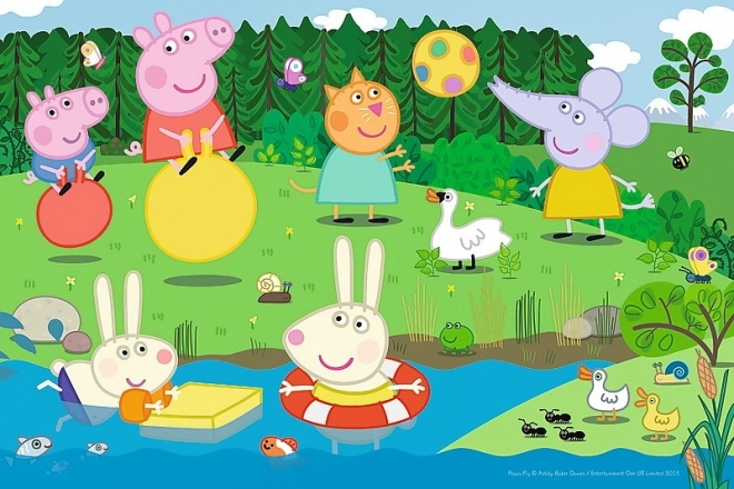 Puzzle Peppa Pig al Laghetto 60 Pezzi