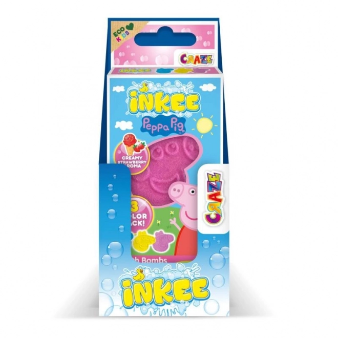 Mini set bombe da bagno Peppa Pig Inkee