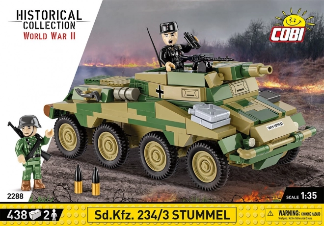 Modello storico Sd.Kfz. 234/3 Stummel