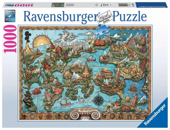 Ravensburger Puzzle Atlantide Misteriosa 1000 Pezzi