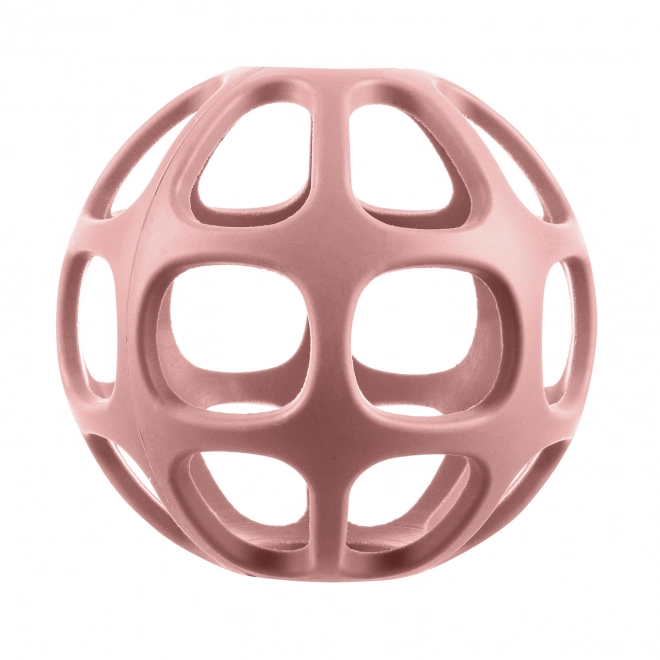 Ciuccio in Silicone Round Rosa Antico