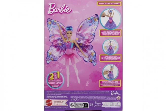 Barbie ballerina con ali di farfalla