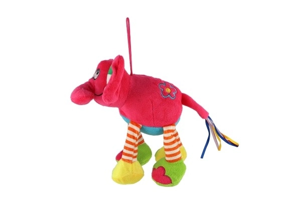 Elefante peluche colorato 17cm