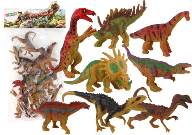 Set di Figure Dinosauri Parco Animali 8 Pezzi