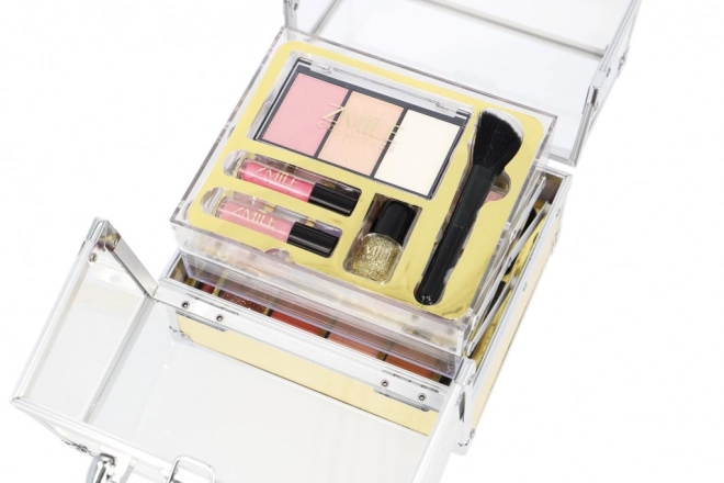 Valigetta Trucchi Acrilica Oro Glam