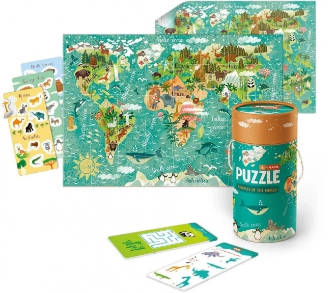 Puzzle e Accessori Animali del Mondo