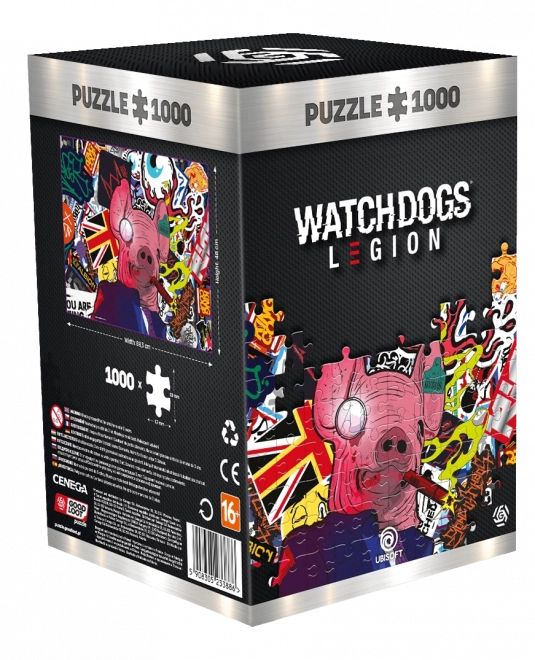 Puzzle Watch Dogs: Legion - Maschera da Maiale 1000 pezzi