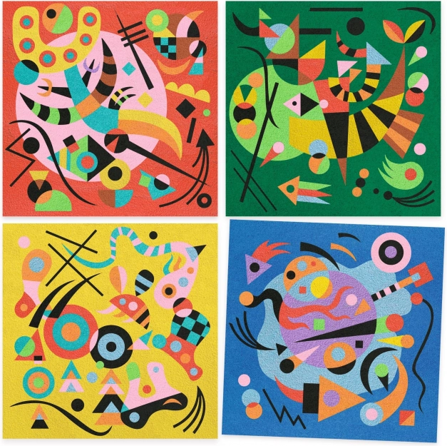 Set di creazione ispirato a Wassily Kandinsky