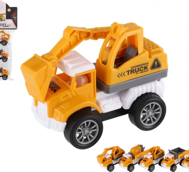 Mini auto da costruzione 6 pezzi con motore
