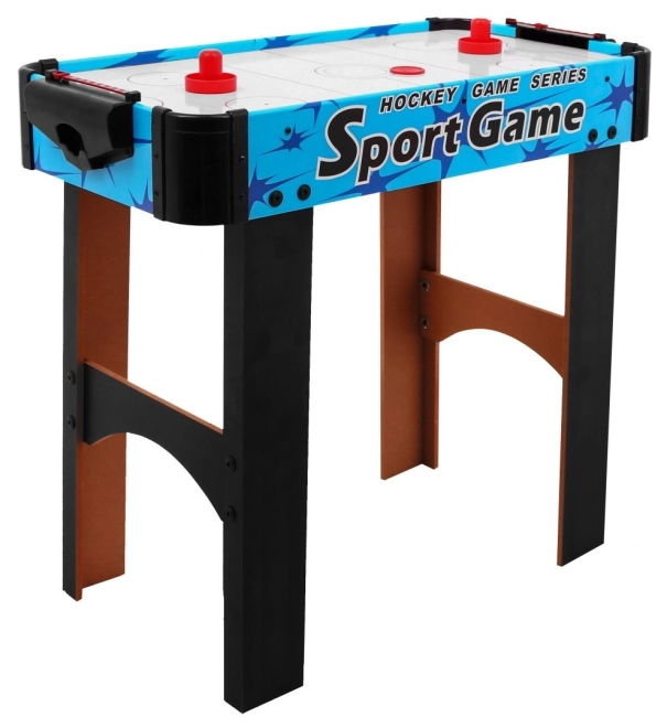 Cymber Game Air Hockey per Bambini in Imitazione Legno – blu