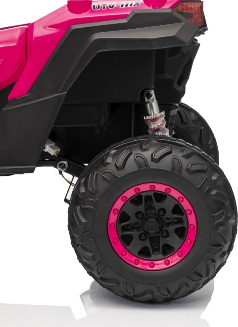 Auto elettrico per bambini Buggy Madman UTV-MX rosa