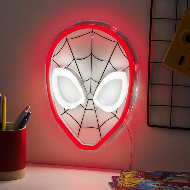 Luce al neon di Spiderman