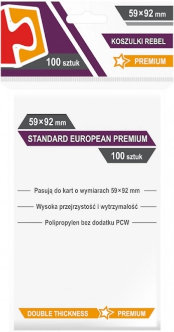 Buste Protettive Standard Europee 59 x 92 mm Premium