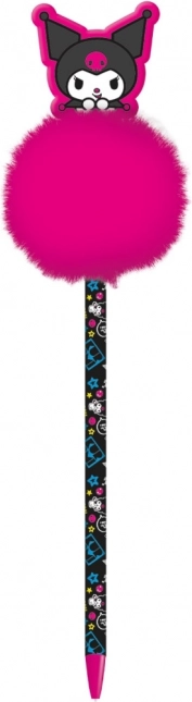 Penna Kuromi con pom pom