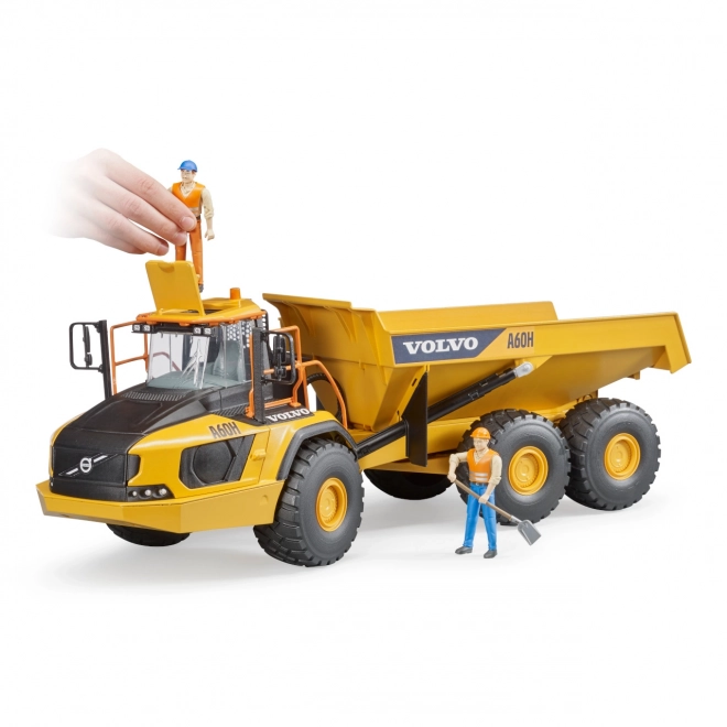 Dumper articolato Bruder Volvo A60H in scala 1:16