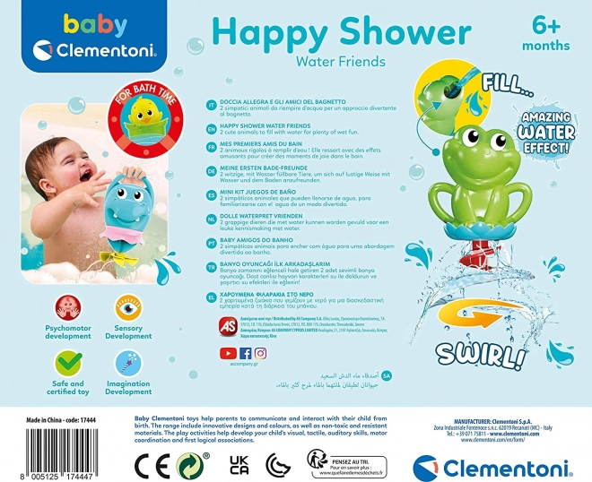 Clementoni Baby amici d'acqua: doccia divertente