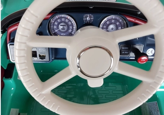 Auto a batteria BMW Retro Verde laccato