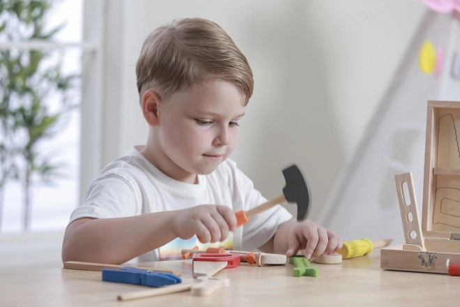 Cassetta degli Attrezzi in Legno per Bambini