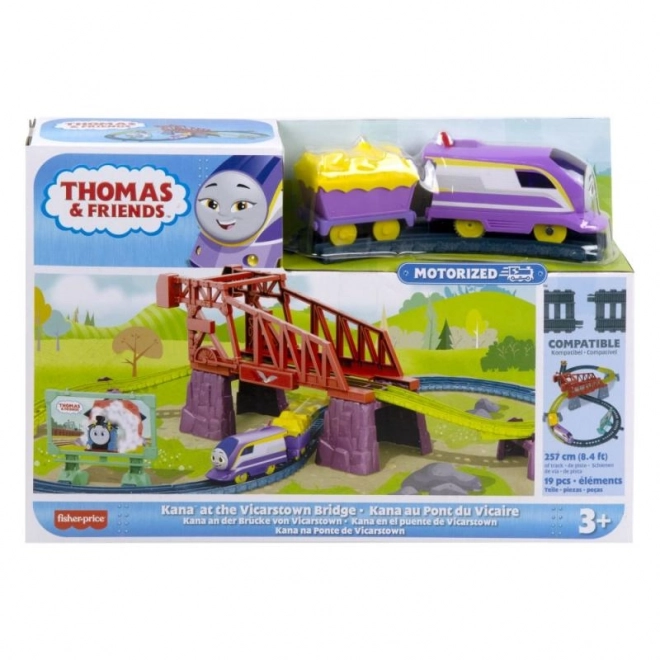 Fisher-Price Thomas e gli Amici Set di Treno con Locomotiva motorizzata Pietro