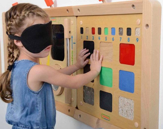 tabella sensoriale masterkidz per riconoscimento materiali e trame