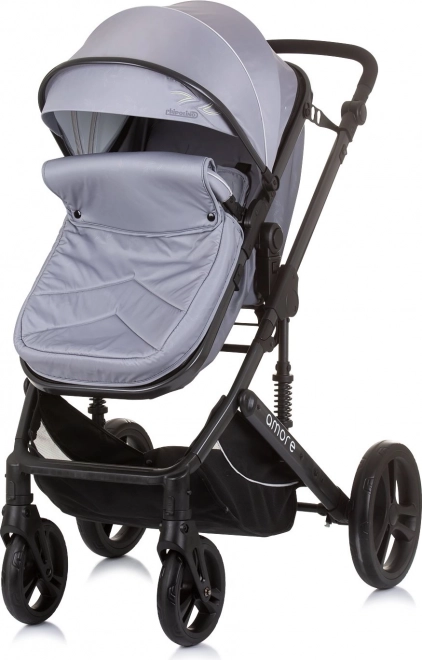 Passeggino Combinato Amore 2 in 1 Chipolino Grigio Cenere