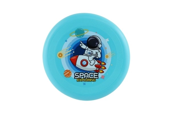 Frisbee di gomma 18 cm colorato per bambini