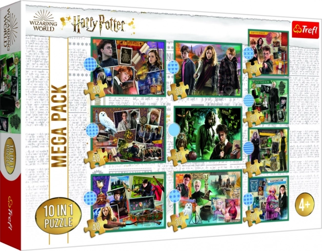 Puzzle Harry Potter Mega Pack 10 in 1 di Trefl