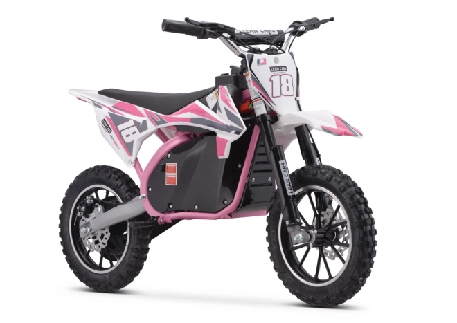 Moto Cross TRAIL KING a Batteria per Bambini Rosa