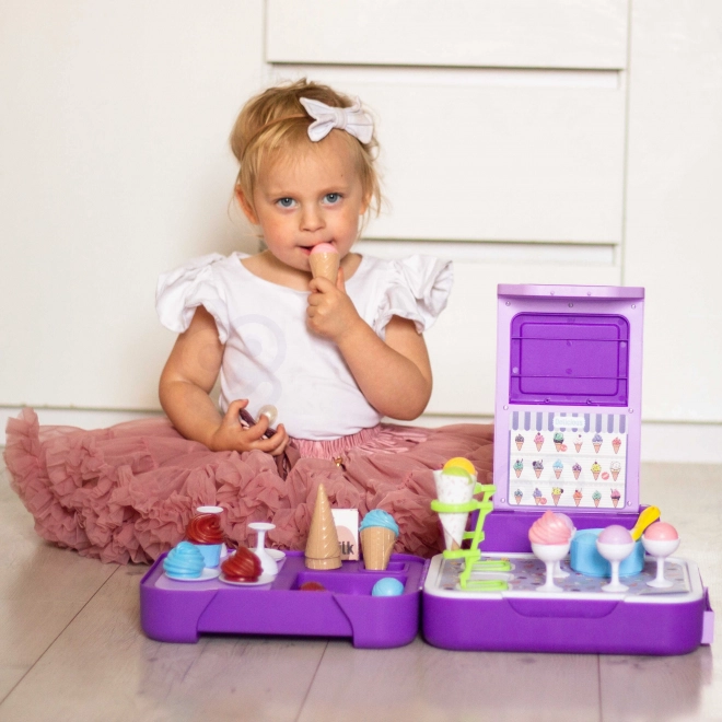 Cucina con gelato a palline 3 in 1 per bambini 62 pezzi