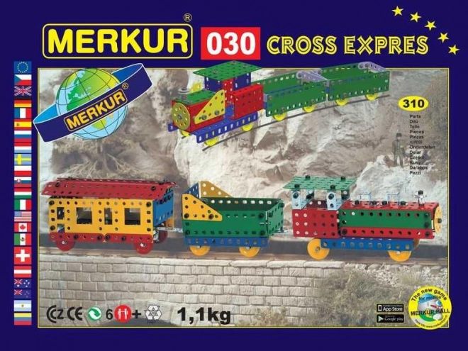 Stavebnice Merkur Cross Express 10 modelli 310 pezzi