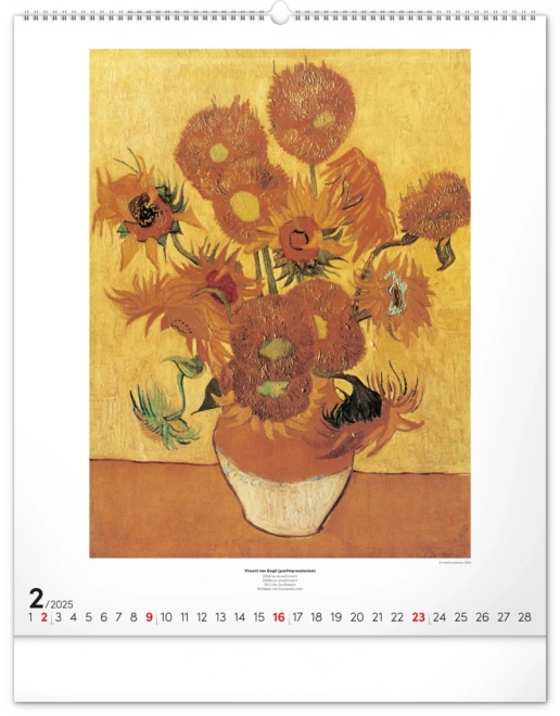 Calendario da parete Impressionismo 2025