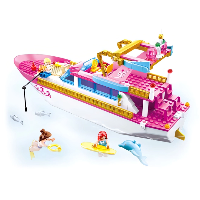 Yacht di lusso ricco di dettagli