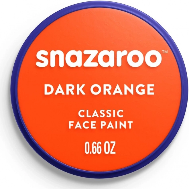 Snazaroo colore per il viso arancione scuro 18ml
