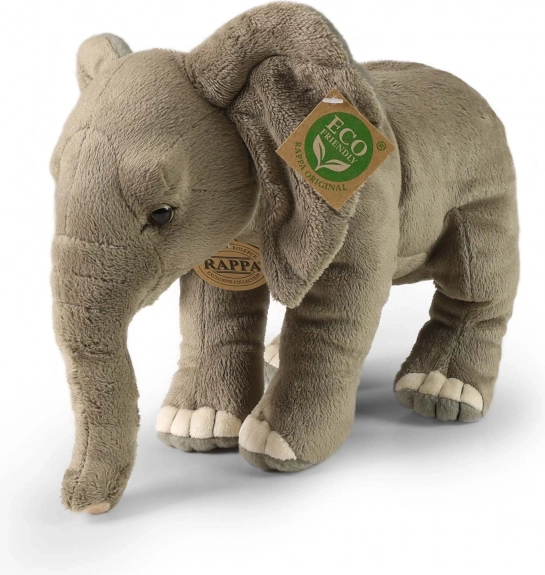 elefante africano di peluche 28 cm eco-friendly